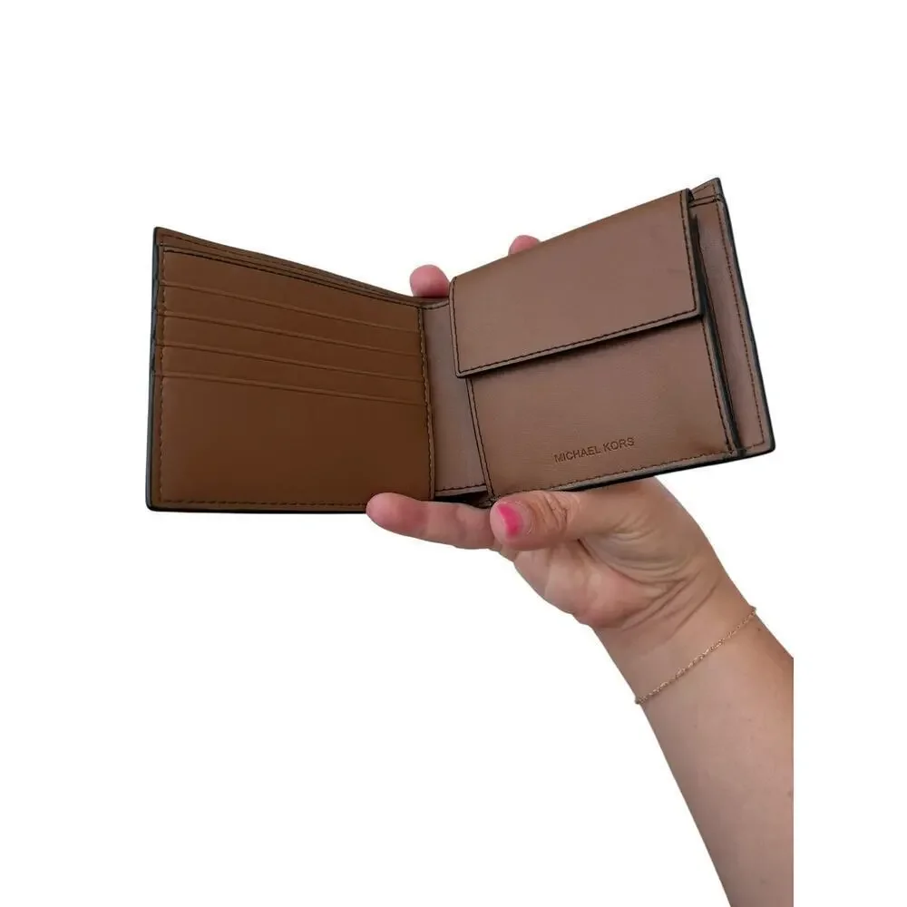 Michael Kors Men's Harrison Bi fold with Coin Pocket Wallet